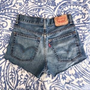 High Waisted Vintage Levi’s Shorts